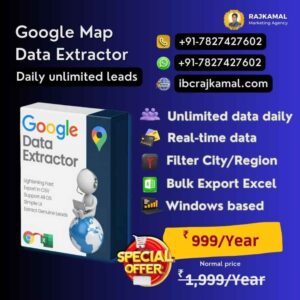 Google Map Data Extractor Get Unlimited Leads by Rajkamal Marketing Agency